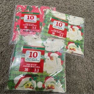 Zellers Vintage Christmas Wrapping Paper New In Packaging